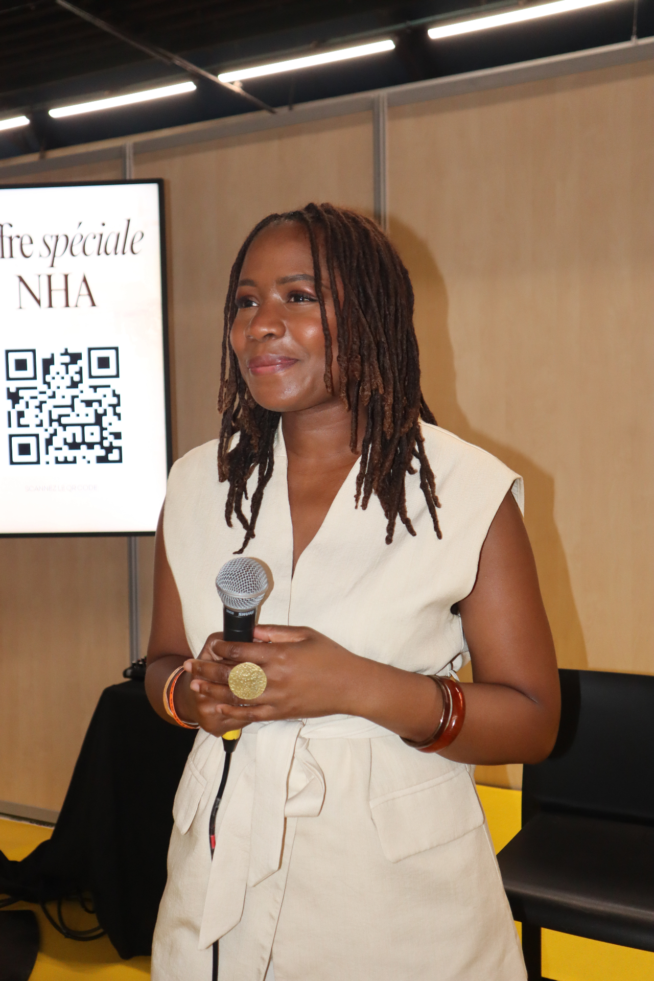 Aïcha Danso à la Natural Hair Academy
