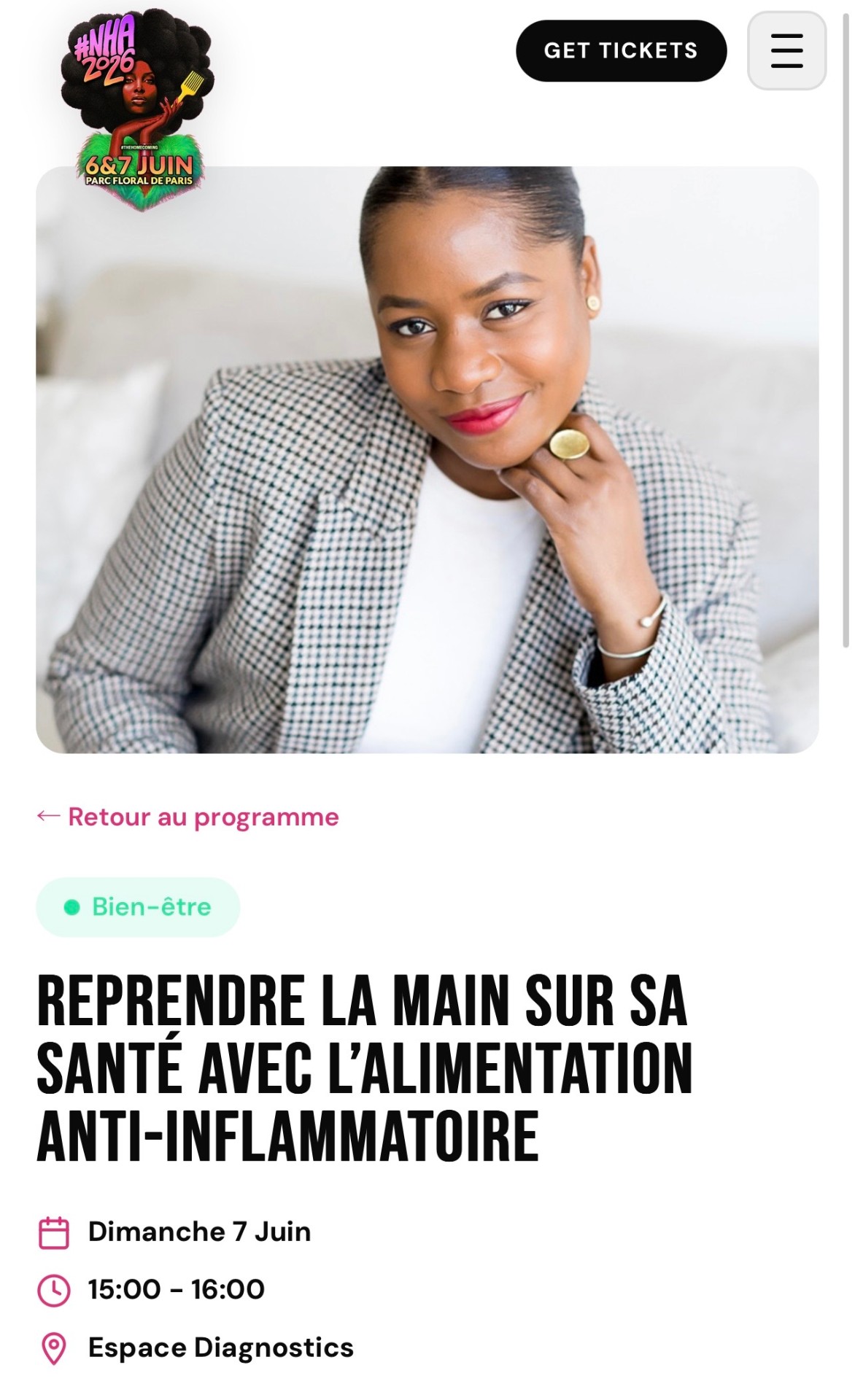Aïcha Danso — Conférencière NHA 2026